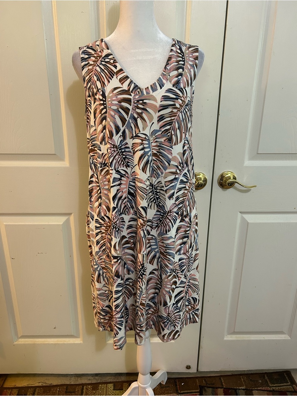J. Jill tropical print dress, Small Petite